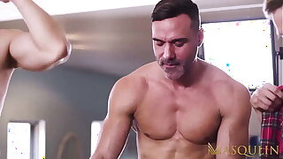MASQULIN Studs Teddy Torres And Ace Quinn Raw Fuck In Group