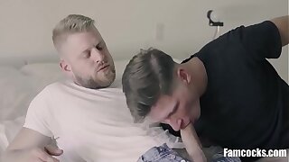 FamilyDick - Hunk Stepdad Sticks His Hard Dick In His Stepson's Juicy Mouth